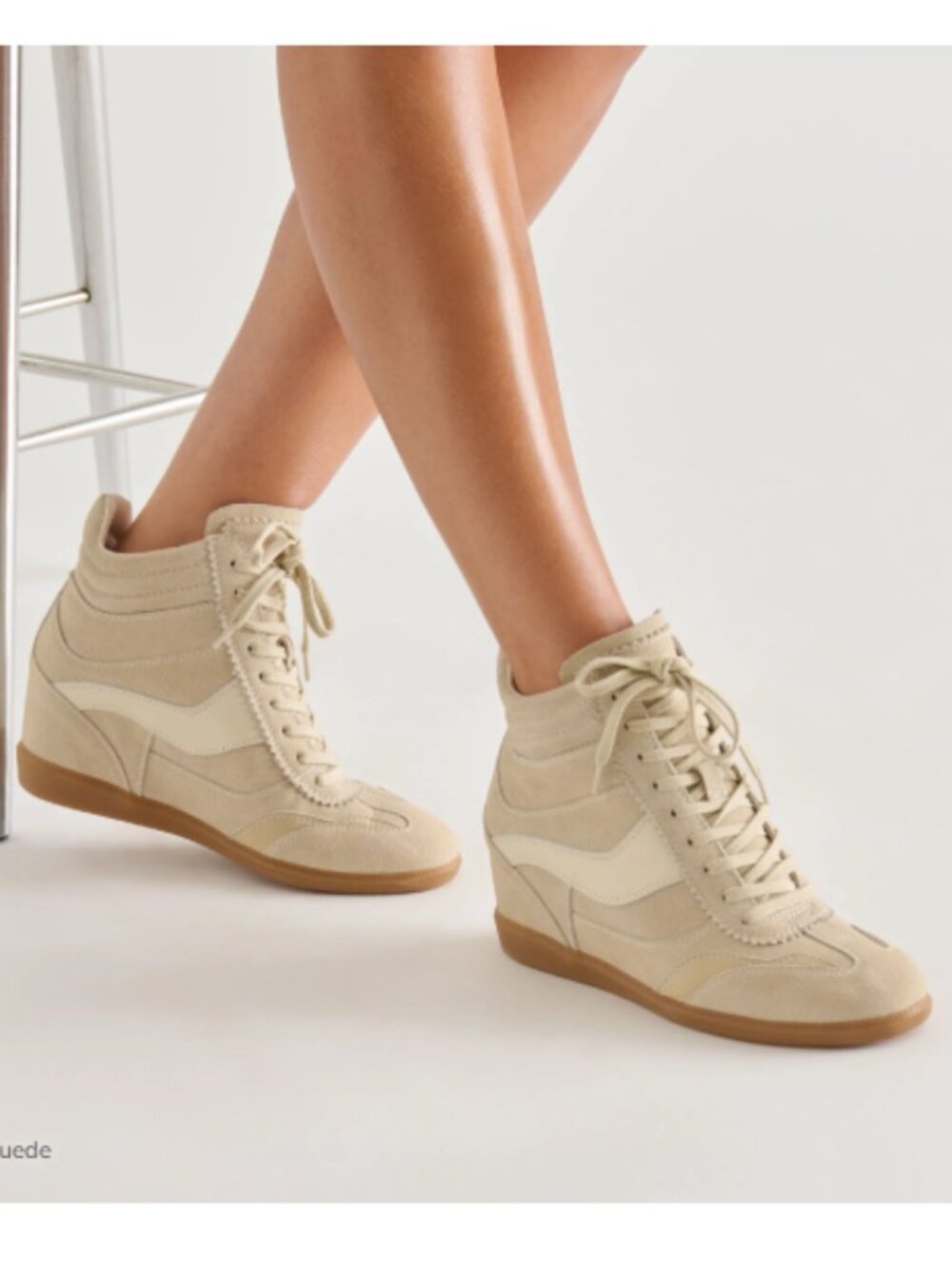 DOLCE VITA Isaac Heeled Sneakers 3T7269 NEW in box